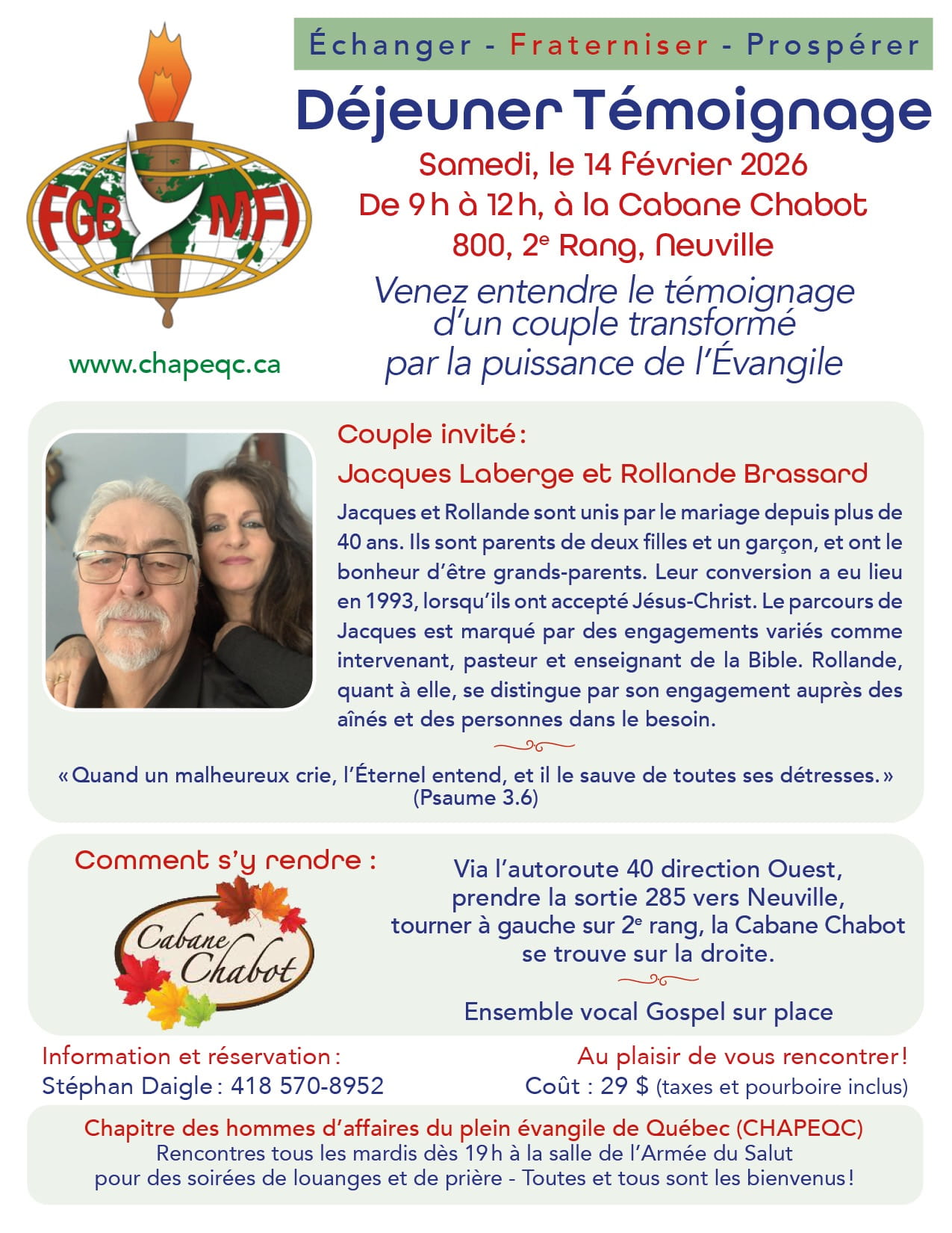 Affiche prochain témoignage